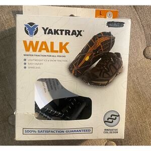 aktrax 08603 Boot/Shoe Ice Cleats, Unisex Large Men’s Women’s Adjustable